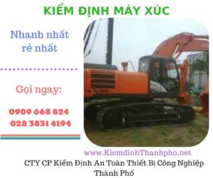 hình ảnh kiểm định máy xúc