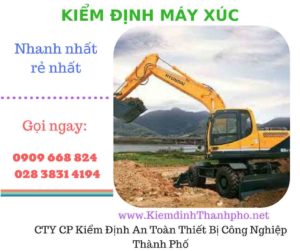 hình ảnh kiểm định máy xúc