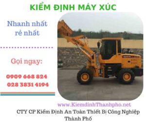 hình ảnh kiểm định máy xúc