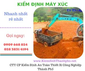 hình ảnh kiểm định máy xúc