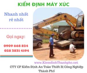 hình ảnh kiểm định máy xúc