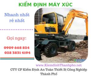 hình ảnh kiểm định máy xúc