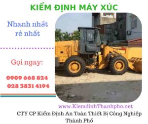 hình ảnh kiểm định máy xúc