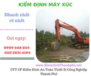 hình ảnh kiểm định máy xúc