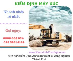 hình ảnh kiểm định máy xúc