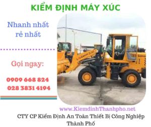 hình ảnh kiểm định máy xúc