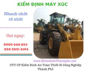 hình ảnh kiểm định máy xúc