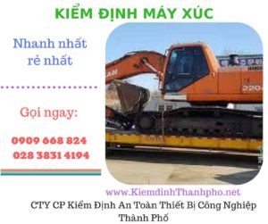 hình ảnh kiểm định máy xúc