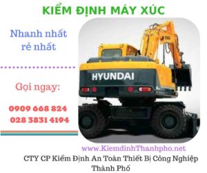 hình ảnh kiểm định máy xúc