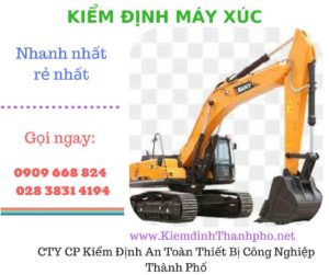 hình ảnh kiểm định máy xúc