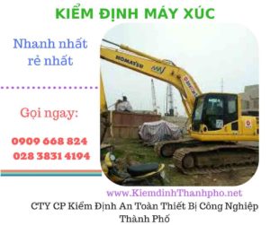 hình ảnh kiểm định máy xúc