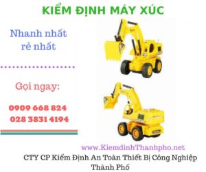 hình ảnh kiểm định máy xúc