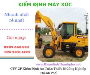 hình ảnh kiểm định máy xúc