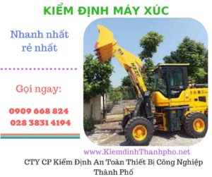 hình ảnh kiểm định máy xúc