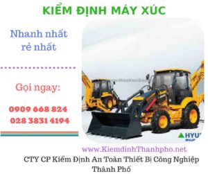 hình ảnh kiểm định máy xúc