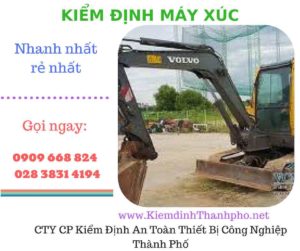 hình ảnh kiểm định máy xúc