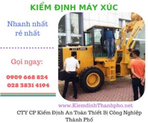 hình ảnh kiểm định máy xúc