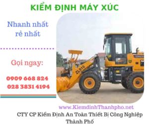 hình ảnh kiểm định máy xúc