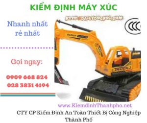 hình ảnh kiểm định máy xúc