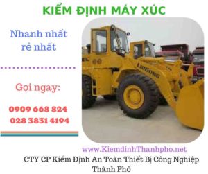 hình ảnh kiểm định máy xúc