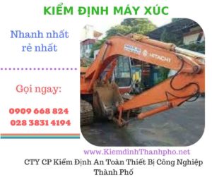 hình ảnh kiểm định máy xúc