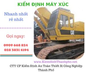 hình ảnh kiểm định máy xúc