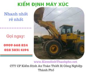 hình ảnh kiểm định máy xúc