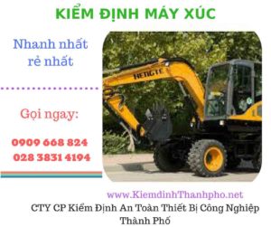 hình ảnh kiểm định máy xúc