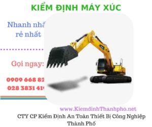 hình ảnh kiểm định máy xúc