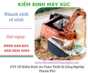 hình ảnh kiểm định máy xúc