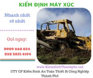 hình ảnh kiểm định máy xúc