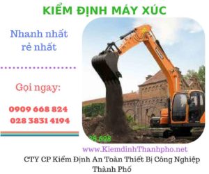 hình ảnh kiểm định máy xúc