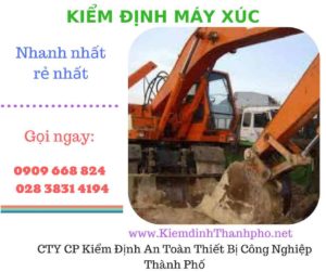 hình ảnh kiểm định máy xúc