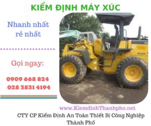 hình ảnh kiểm định máy xúc