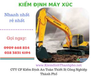 hình ảnh kiểm định máy xúc