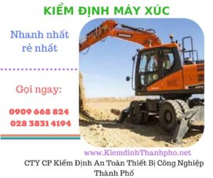 hình ảnh kiểm định máy xúc