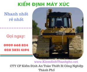 hình ảnh kiểm định máy xúc