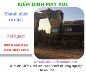 hình ảnh kiểm định máy xúc