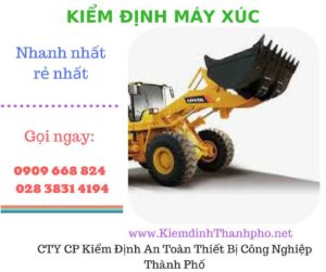 hình ảnh kiểm định máy xúc