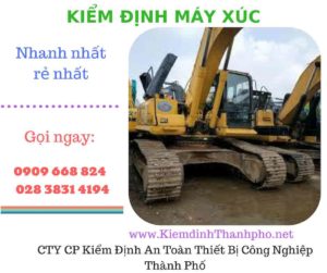 hình ảnh kiểm định máy xúc