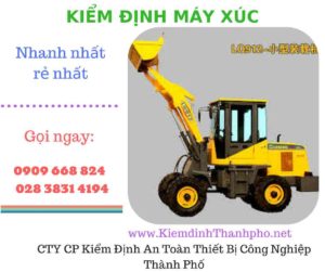 hình ảnh kiểm định máy xúc