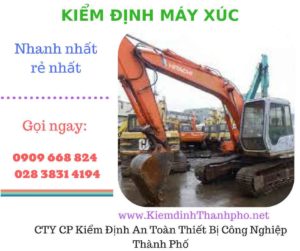 hình ảnh kiểm định máy xúc