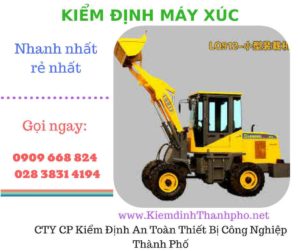 hình ảnh kiểm định máy xúc