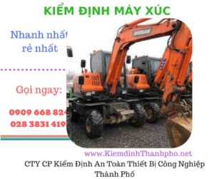 hình ảnh kiểm định máy xúc