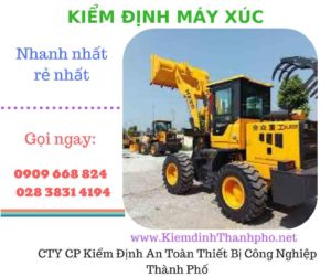 hình ảnh kiểm định máy xúc