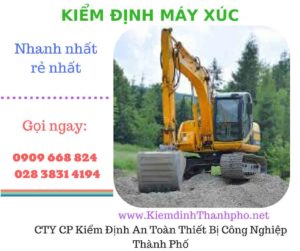 hình ảnh kiểm định máy xúc