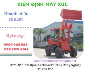 hình ảnh kiểm định máy xúc