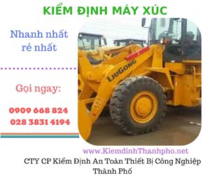 hình ảnh kiểm định máy xúc