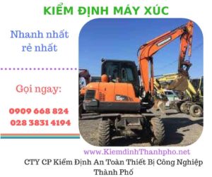 hình ảnh kiểm định máy xúc