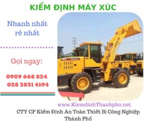 hình ảnh kiểm định máy xúc